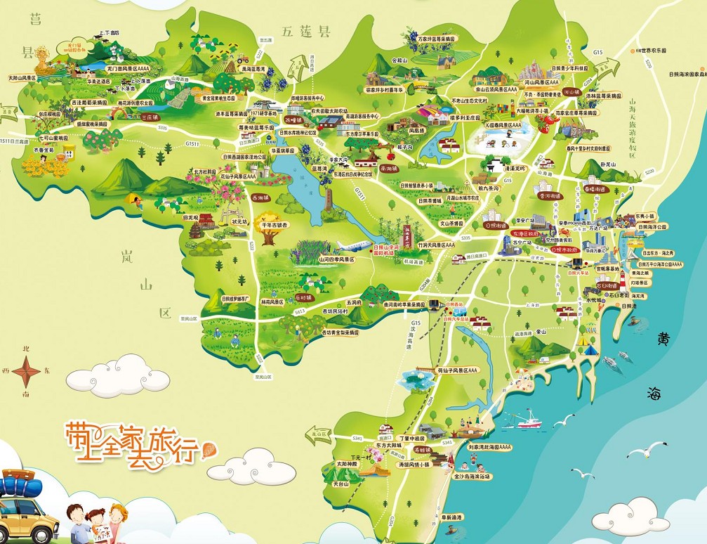 峰峰矿景区使用手绘地图给景区能带来什么好处？